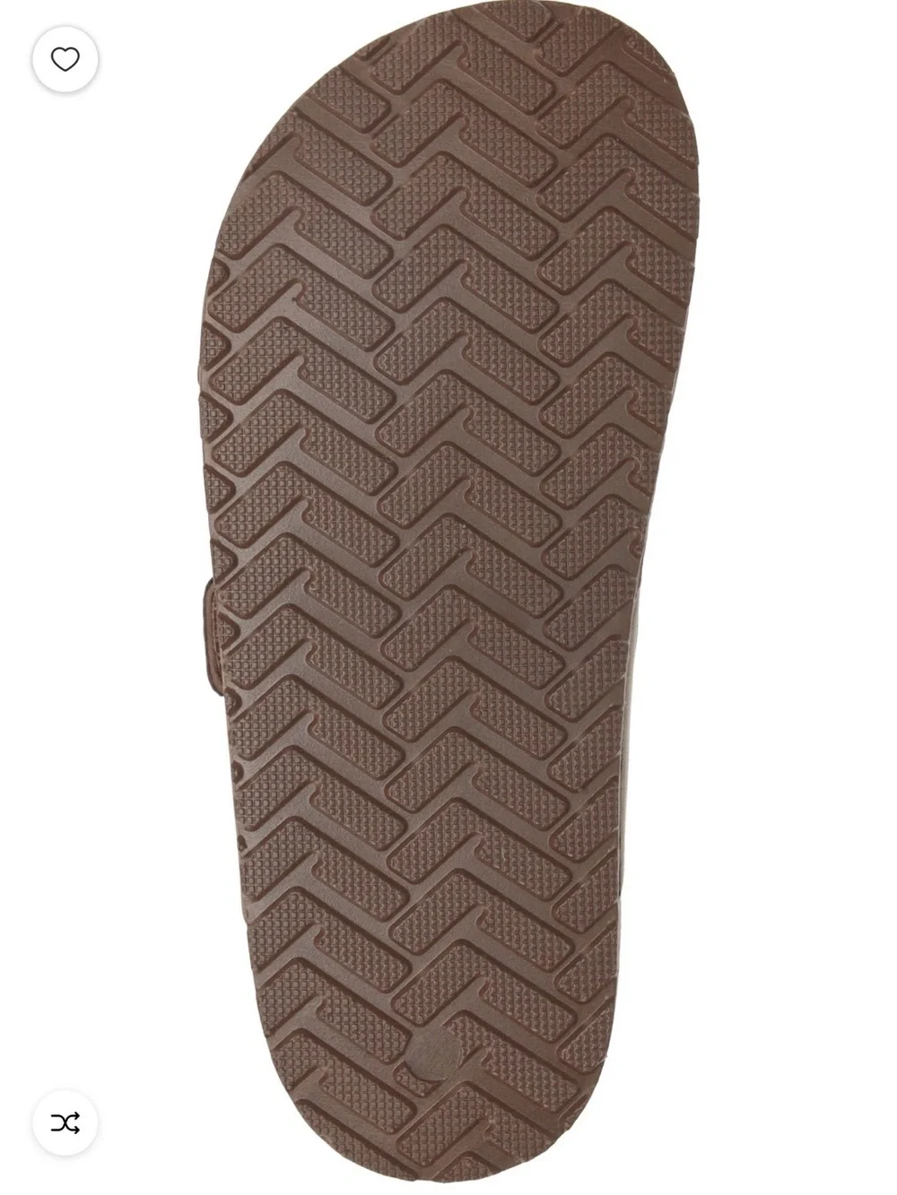 wonder nation Brown Double-Buckle Slide Sandals